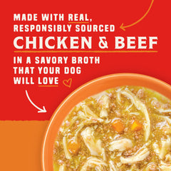 Stella & Chewy's étiquette indiquant 96% protéines et avantages nutritifs clairs