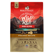Stella & Chewy's sac Prairie 21 lb montrant l'emballage pour un apport protéique élevé