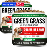 STRELLALAB emballage avant montrant 240 chews et bénéfice protection pelouse