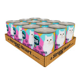 Strongheart boîte avant de la pâté montrant l'emballage et l'appétence