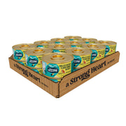 Strongheart face de la boîte 85g montrant l'emballage attrayant et la praticité