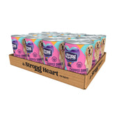 Strongheart face avant de la boîte montrant le produit appétissant