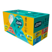 Strongheart boîte 40 conserves présentée, praticité pour foyers multi-chats