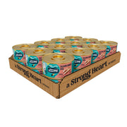 Strongheart emballage avant montrant lot de 24 et avantage portion individuelle