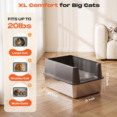 Suitfeel gros plan surface inox non poreuse pour nettoyage rapide et anti-odeurs