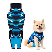 Suitical combinaison face bleu camouflage protégeant sutures confort
