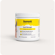 Summit Animal Health pot du produit montrant l’étiquette et bénéfice renforcement