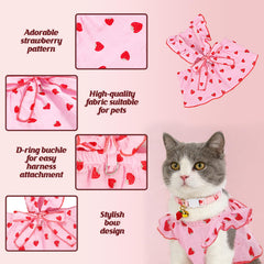 Sunexinlo robe portée par un chaton démontrant mobilité