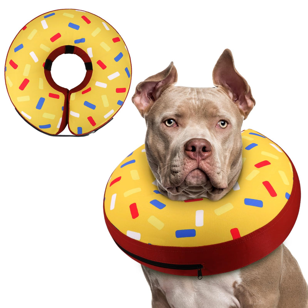 Supet collier donut face avant montrant la forme confortable et protectrice