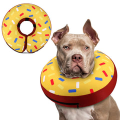 Supet collier donut face avant montrant la forme confortable et protectrice