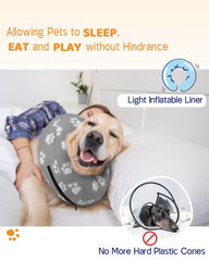 Supet collier zoom sur tissu non adhérent pour moins de poils et lavage simple