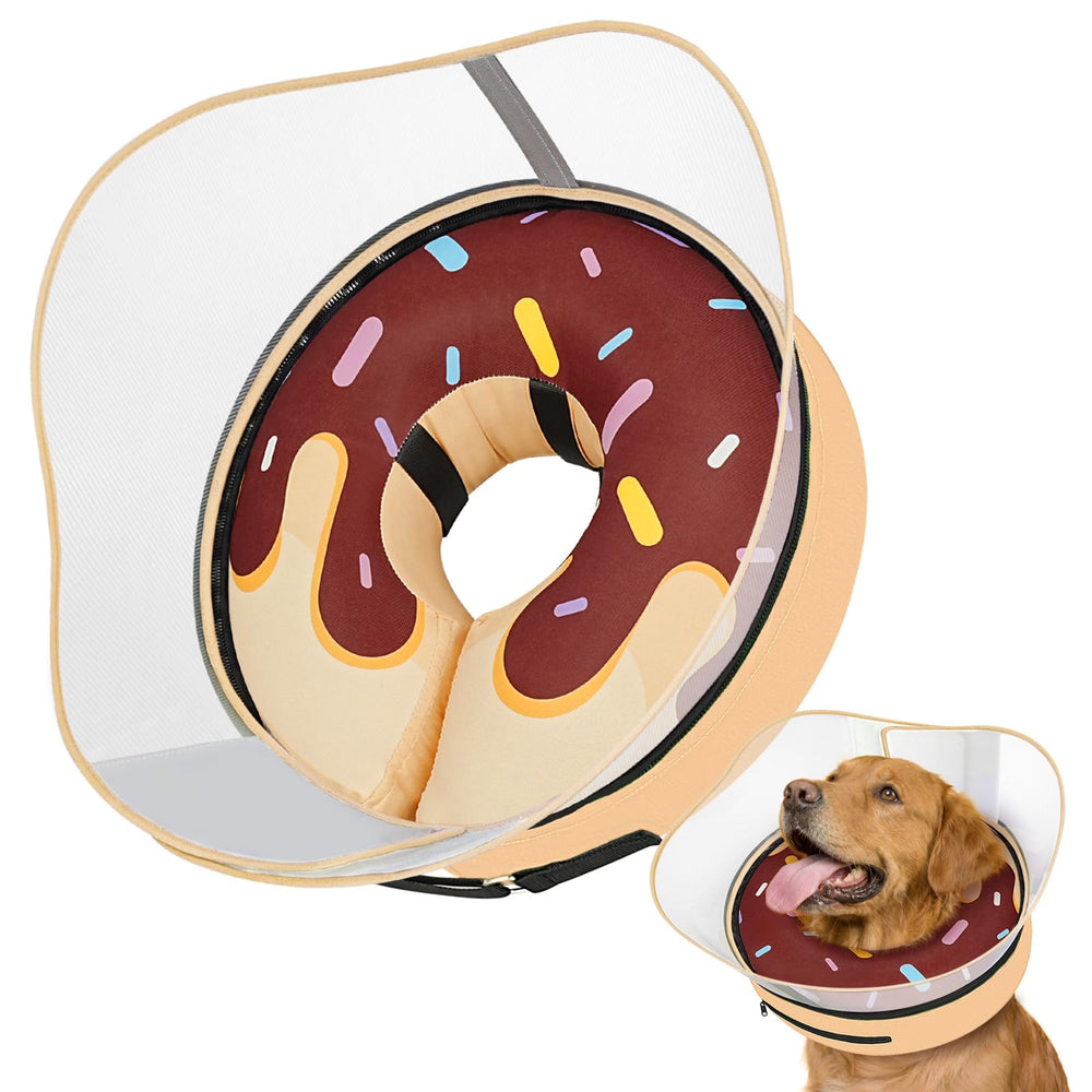 Supet vue avant du collier donut montrant le design et la forme confortable
