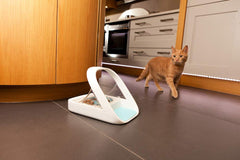 SureFlap chat utilisant le distributeur réduisant stress aux repas