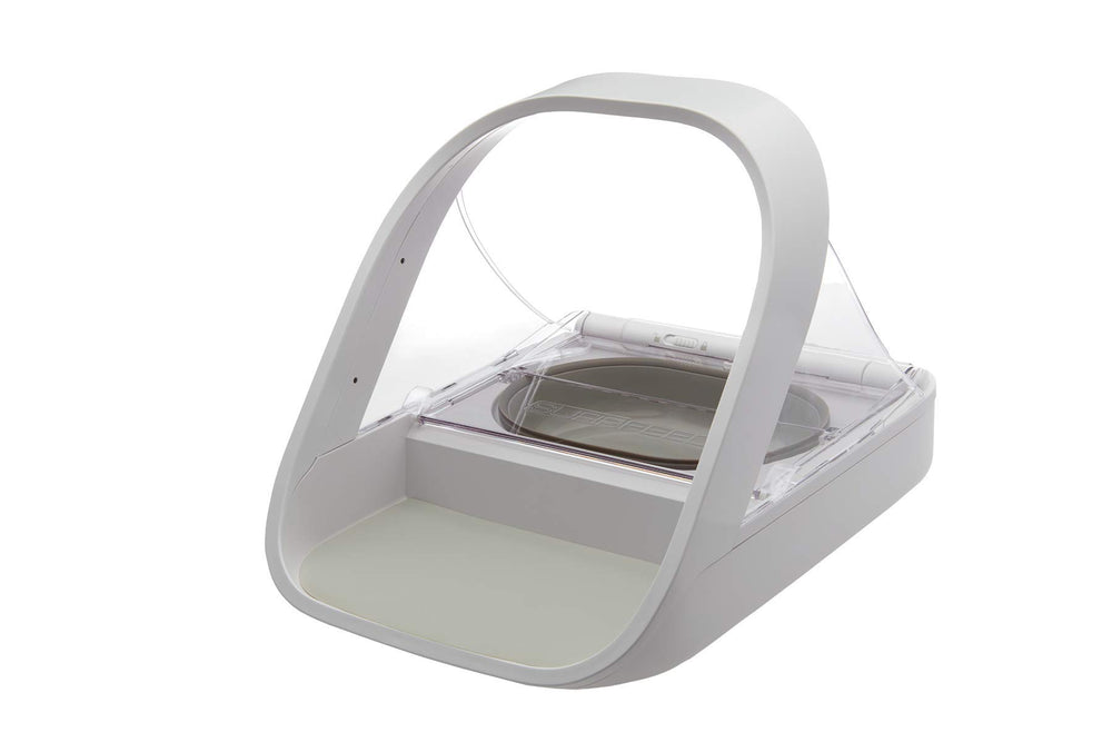 SureFlap face avant du distributeur montrant ouverture sécurisée bénéfice contrôle