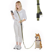 SVD.PET vue avant de la laisse army green montrant design et finitions robustes
