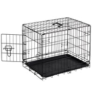 Sweetcrispy cage face ouverte montrant porte verrouillable et sécurité