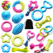 SZKOKUHO emballage avant montrant le lot de 17 jouets, idéal pour la dentition