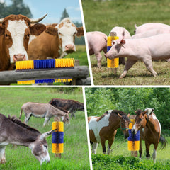 TAGYSH brosse en usage sur cheval pour soulager démangeaisons