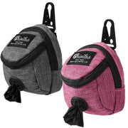 Talltalk pochette avant montrant les deux couleurs et rangement pratique