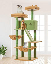 Taoqimiao arbre à chat face avant montrant stabilité et design