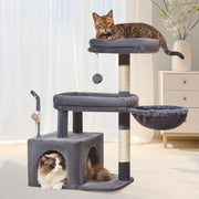Taoqimiao face avant montrant la tour compacte et stable pour chatons