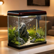 TARARIUM aquarium face avant en verre transparent montrant clarté et esthétique