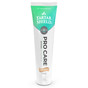 Tartar Shield emballage face montrant le tube et la mention VOHC, protection dentaire