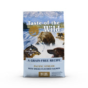 Taste of the Wild emballage avant Pacific Stream montrant l’ingrédient principal