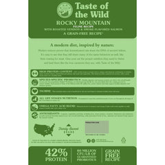 Taste of the Wild gros plan croquettes montrant texture et appétence visible