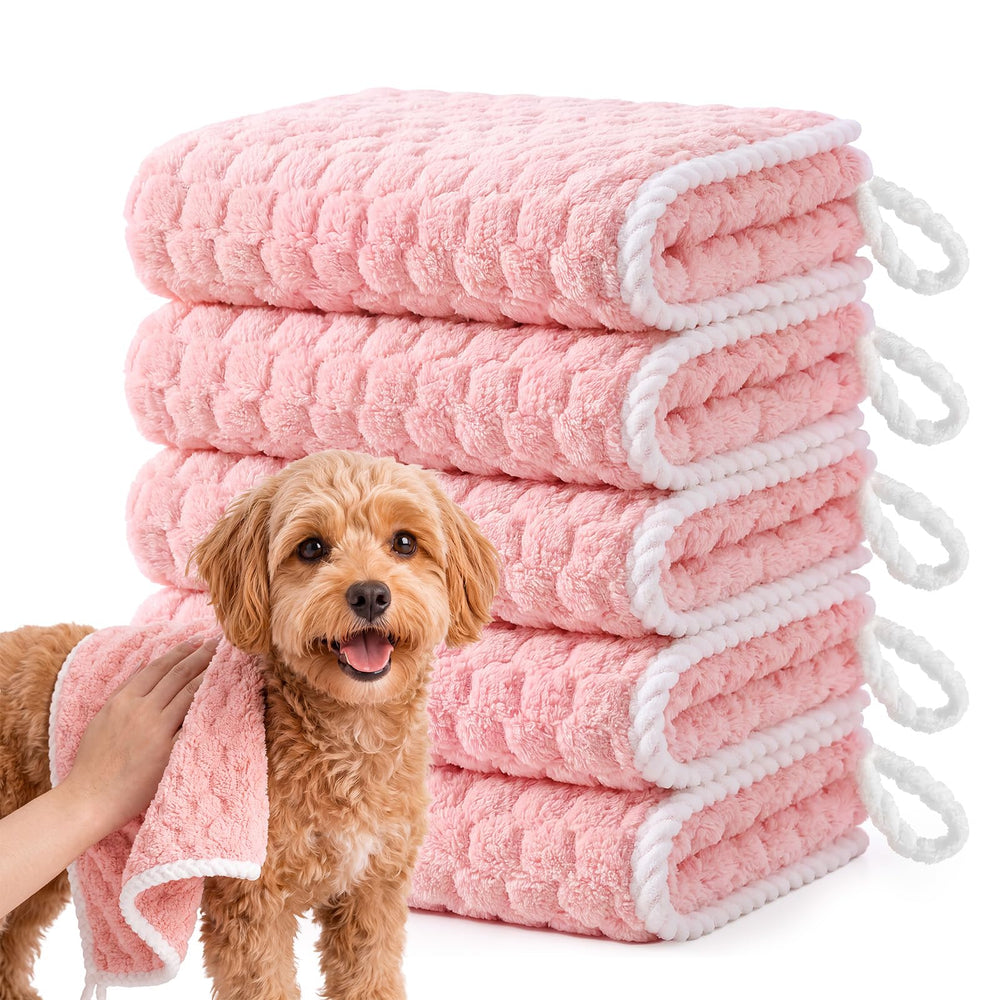 Tcbelosion emballage avant montrant lot de 5 serviettes, gain de place