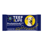 TEEF FOR LIFE recharge face montrant sachet et informations utiles pour une hygiène facile
