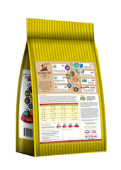 Tender & True gros plan sur la texture des croquettes, appétence et qualité visibles