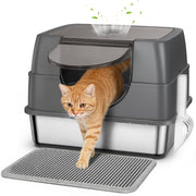 tenizo vue avant du bac en inox montrant fermeture et design durable