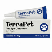 TerraPet tube face visible montrant l’étiquette pour identification rapide