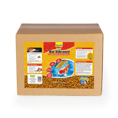 Tetra Pond emballage avant montrant grand sac 16,5 lb et bénéfice conservation