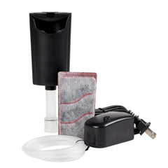 Tetra Starter filtre Whisper interne montrant la cartouche Bio-Bag efficace
