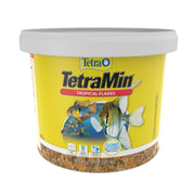 Tetra TetraMin emballage face 4,52 lb montrant format économique et durée