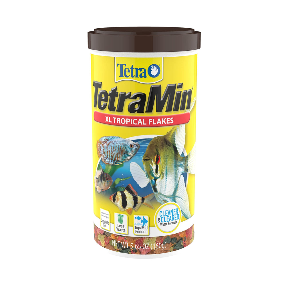 Tetra TetraMin XL emballage avant montrant étiquette et bénéfice nutritionnel