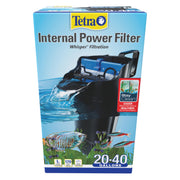 Tetra filtre interne face avant montrant design compact et silence