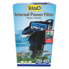 Tetra filtre interne face avant montrant design compact et silence