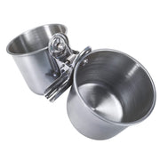 Texsens gamelles face avant montrant double bol pour alimentation pratique