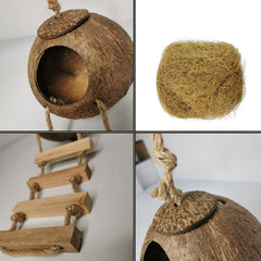 Tfwadmx zoom sur fibres de coco illustrant durabilité et texture