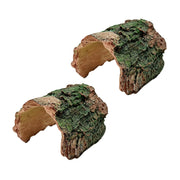 Tfwadmx tronc creux face avant montrant refuge naturel pour poissons