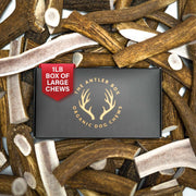 THE ANTLER BOX devant de la boîte montrant contenu naturel bénéfique
