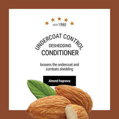 The Coat Handler application en bain sur chien montrant réduction de la mue