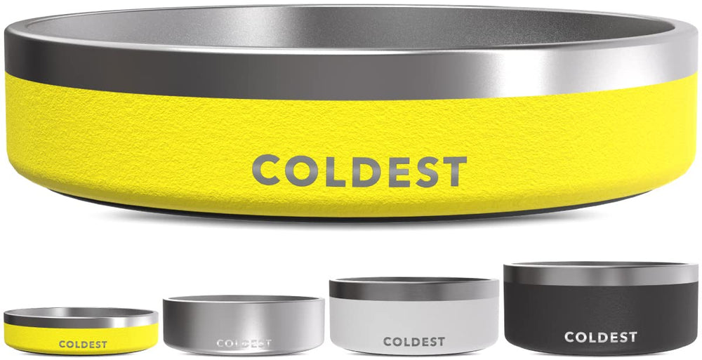 The Coldest Water gamelle Solar Yellow vue avant, design visible et pratique