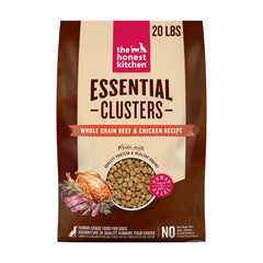 The Honest Kitchen emballage avant montrant sac 20 lb et lisibilité ingrédients