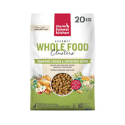 The Honest Kitchen emballage 20 lb montrant la marque et les bénéfices nutritionnels