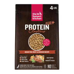The Honest Kitchen emballage avant montrant ingrédients et bénéfice nutritionnel