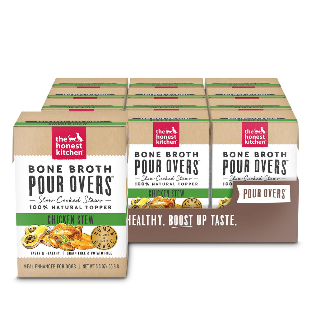 The Honest Kitchen emballage devant montrant l'option poulet, goût naturel